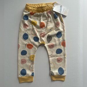 Cream Smiley Diaper Cover